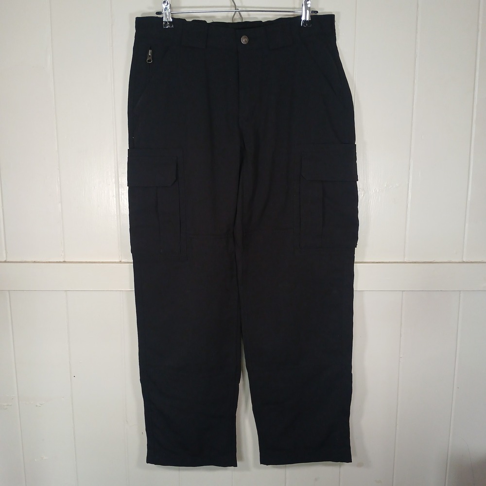 Duluth Trading Co Dry On The Fly Tactical Cargo Pants Men M / 32x30 Black 59311